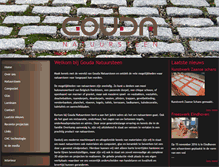 Tablet Screenshot of goudanatuursteen.nl